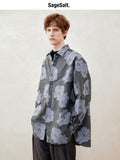 Loose Jacquard Shirt Jacket
