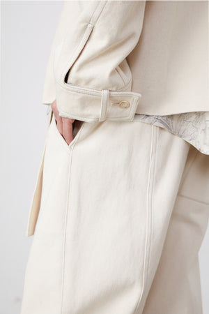 Cotton Twill Shirt Jacket