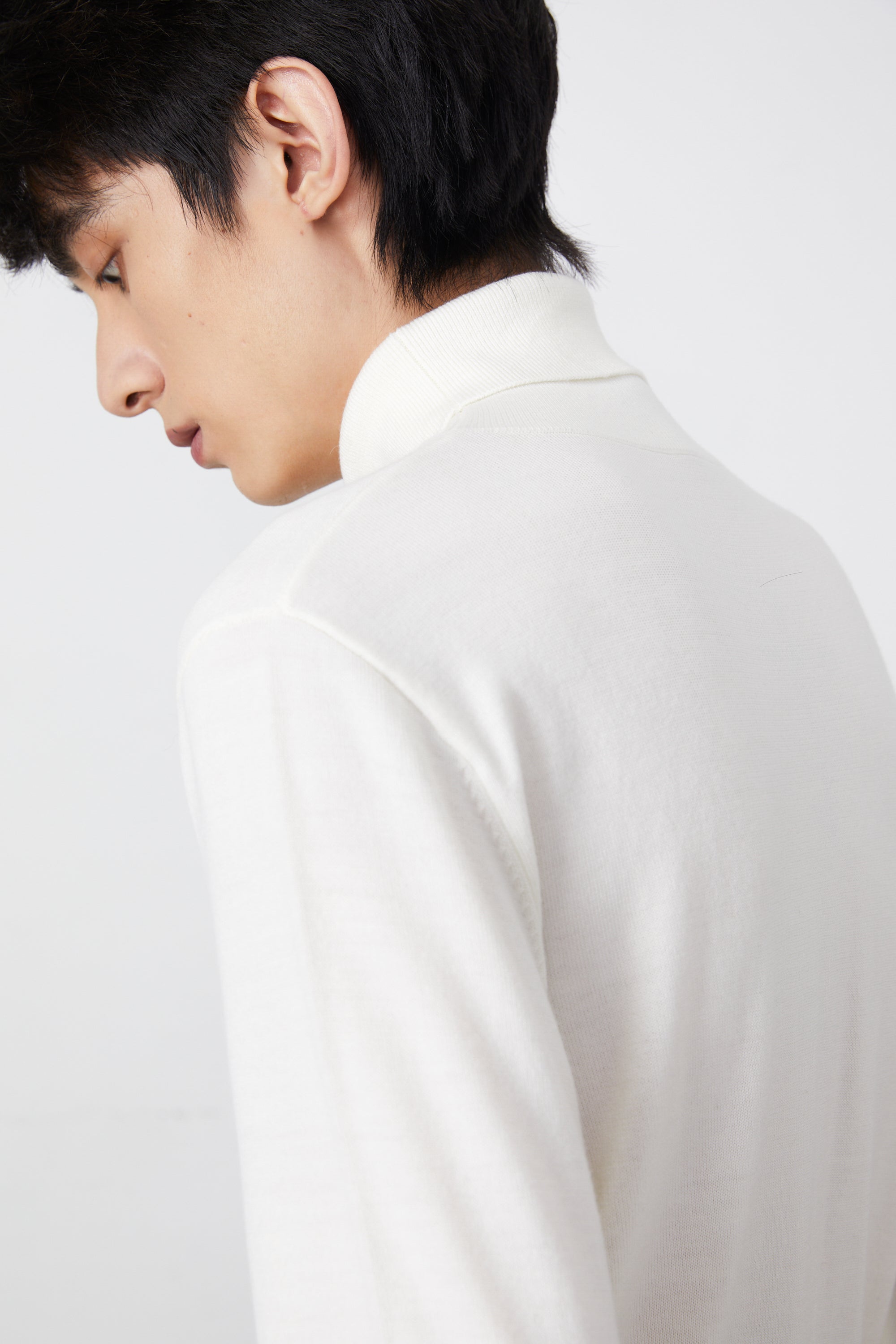 Merino Wool High Neck Base Knitwear