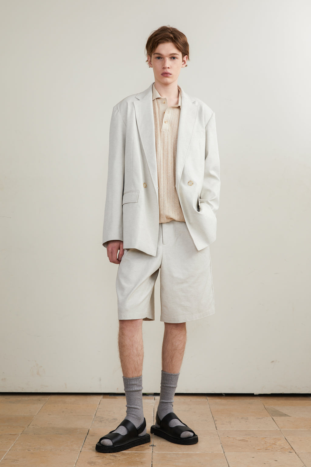 Double-Breasted Casual Blazer