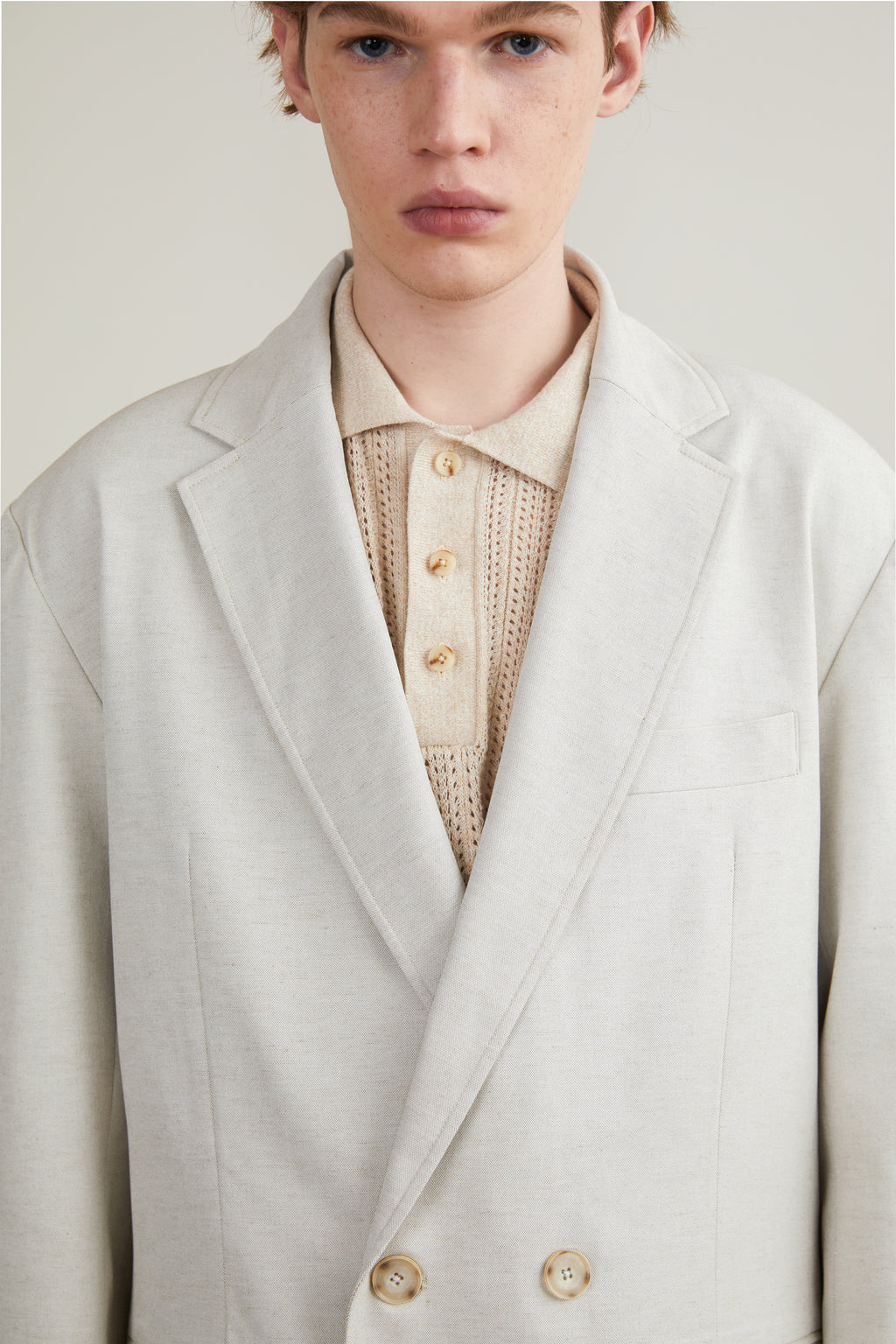 Double-Breasted Casual Blazer