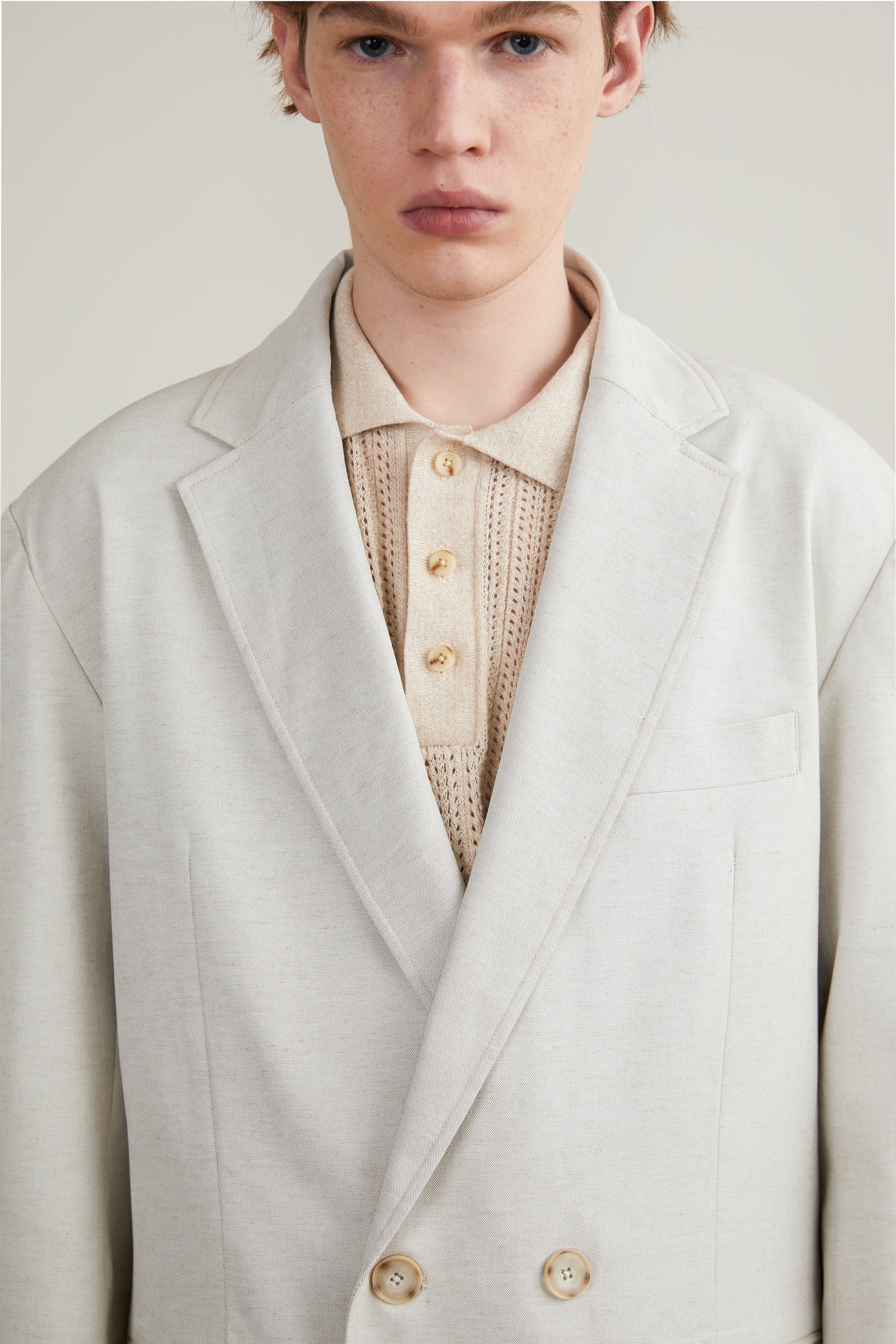 Double-Breasted Casual Blazer