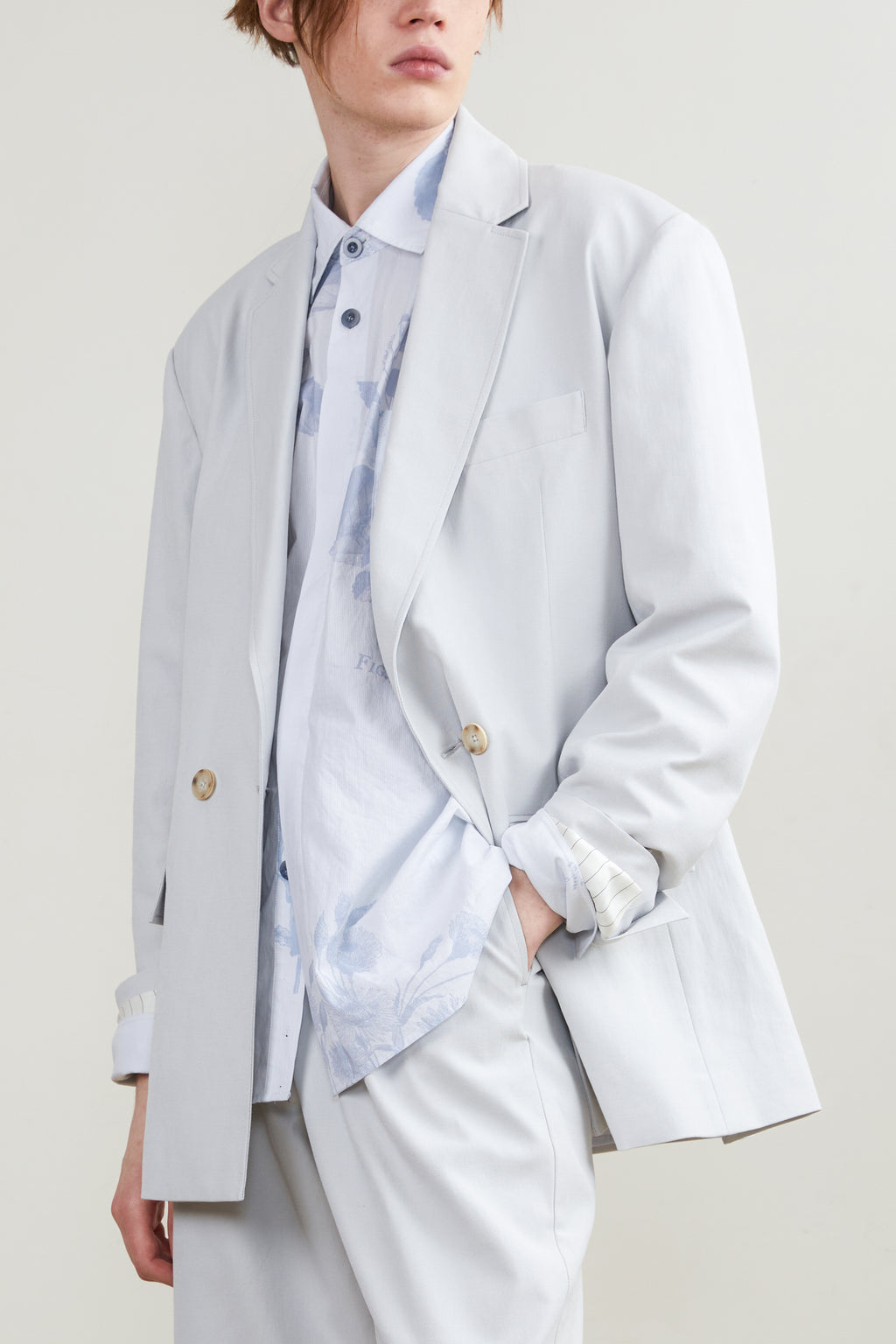 Double-Breasted Casual Blazer