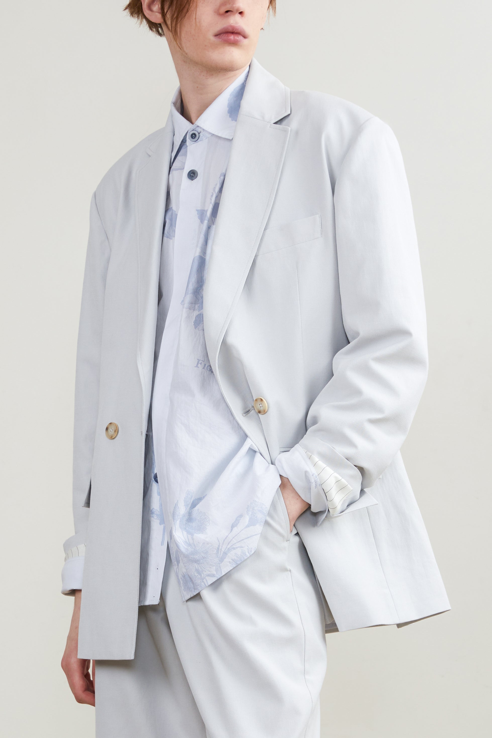Double-Breasted Casual Blazer