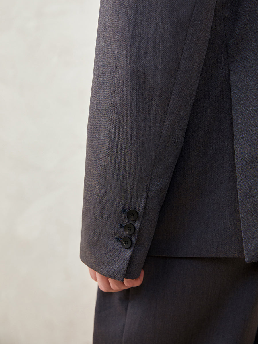 Oversized, Drop-Shoulder, Double-Breasted Casual Suit