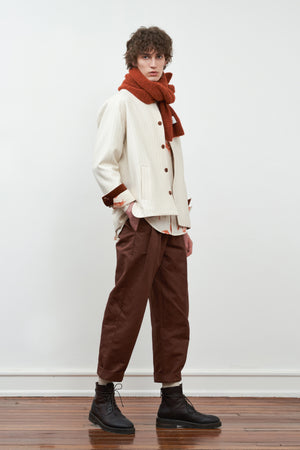 Striped Wool-Blend Jacket