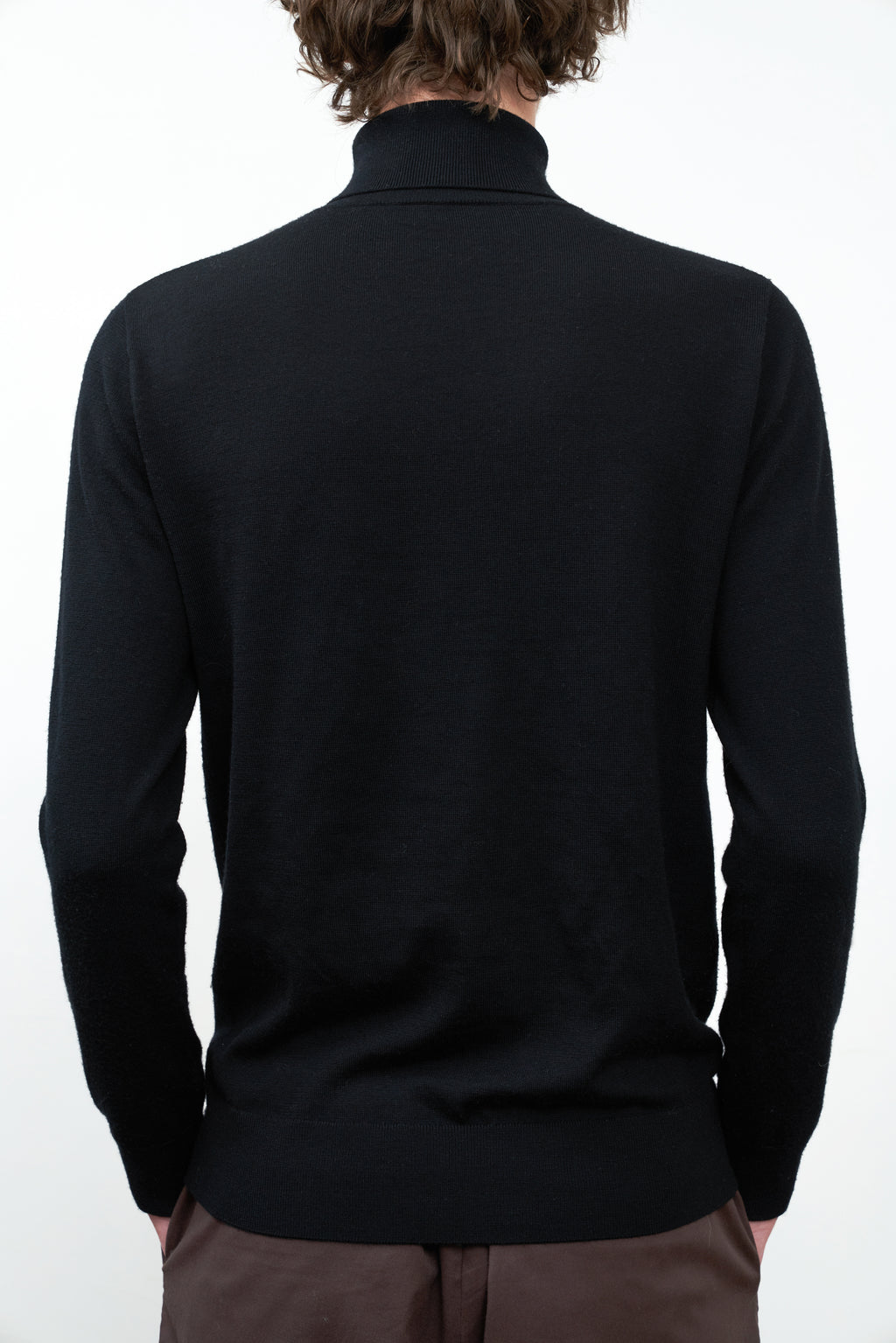 Merino Wool High Neck Base Knitwear