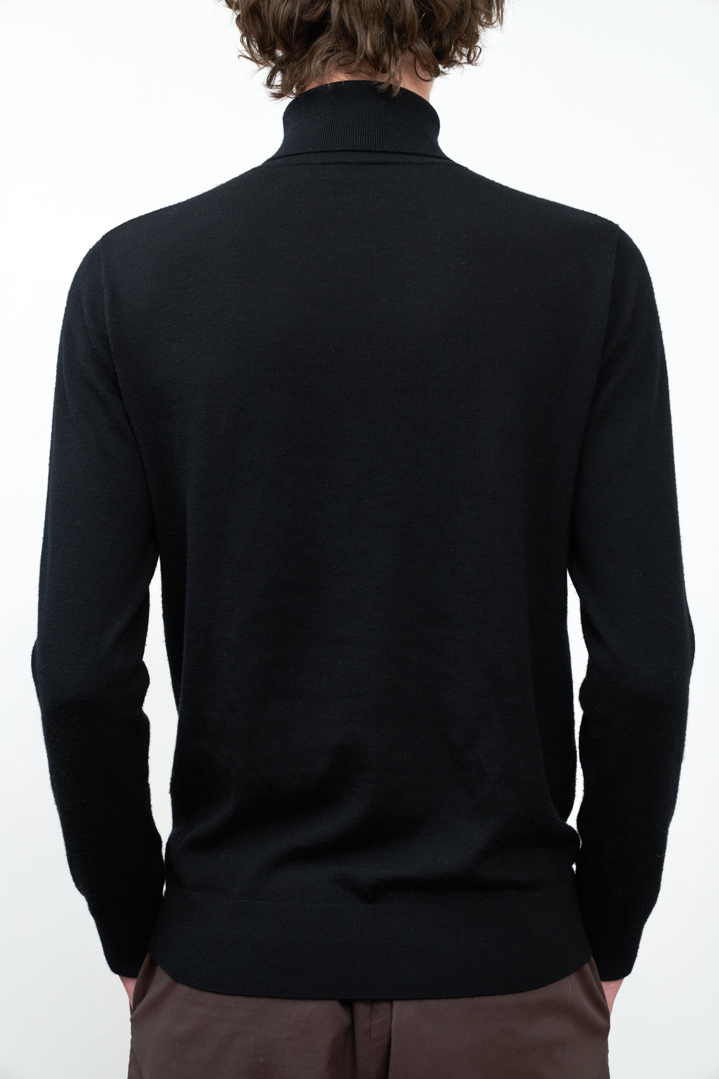 Merino Wool High Neck Base Knitwear